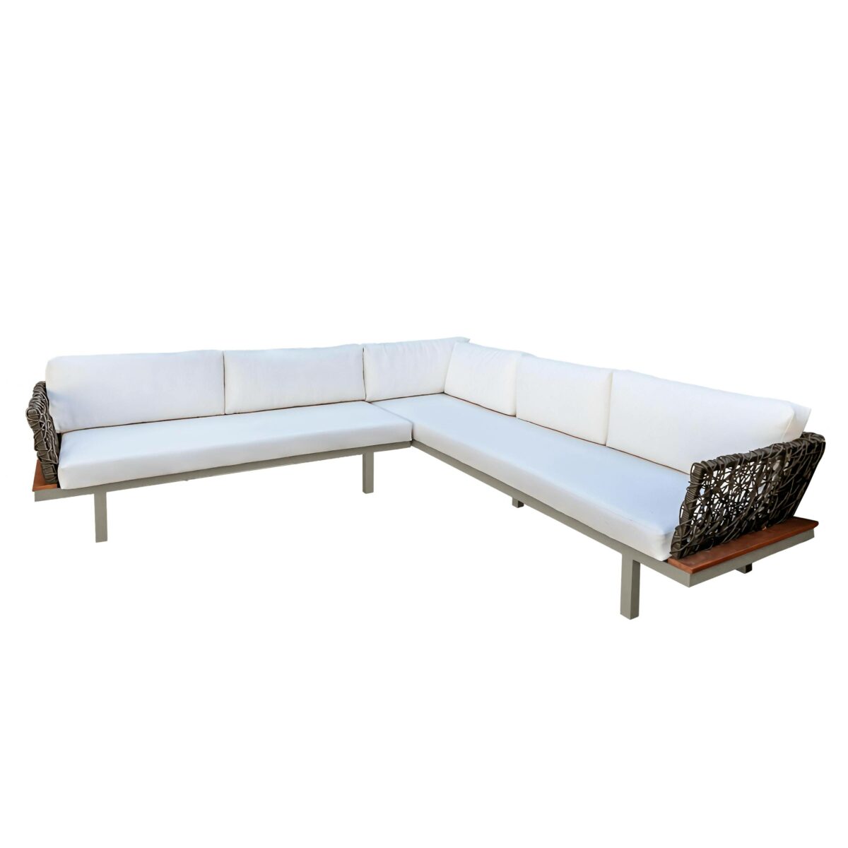 Sofá em L - Cordão Torcido 01 Sofá em L - Cordão Torcido 01